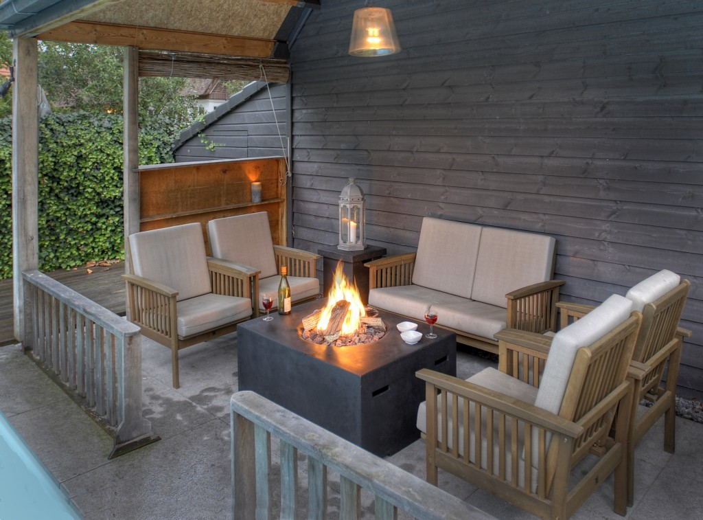 brasero sur terrasse cosy